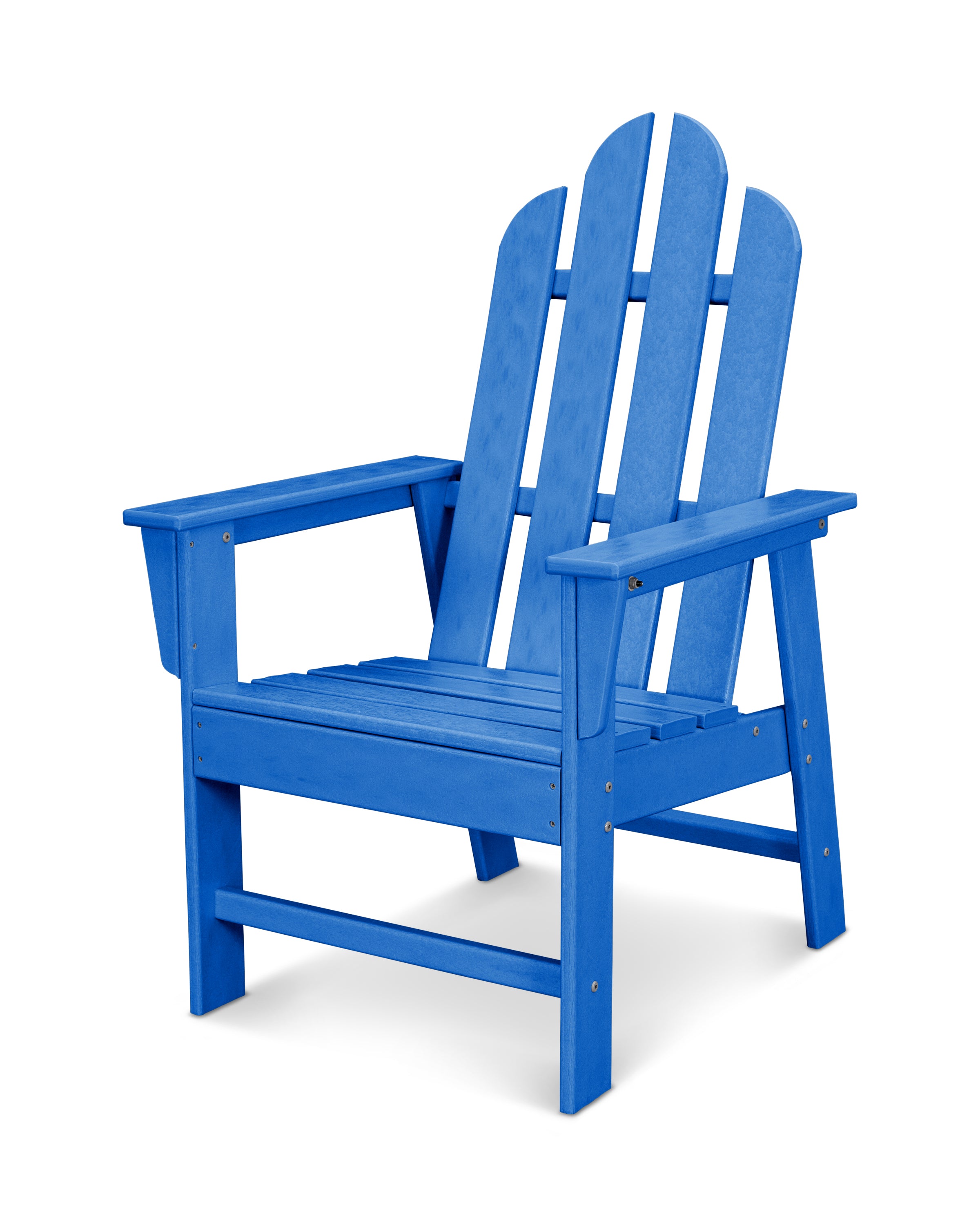 POLYWOOD Long Island Dining Chair - Durable Outdoor & Indoor Furniture - Weather-Resistant Adirondack-Style Seat - Perfect for Patio, Deck, Garden, and Poolside Use