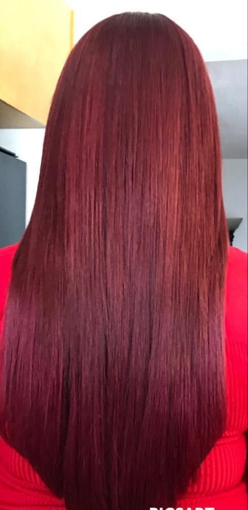 18 Inch Tape-in Hair Extensions 100g 40pcs - Real Human Remy Hair, Silky Straight, #99J Burgundy Red Wine - Glue-in Extensions for Volume & Length (Perfect for Weddings, Parties & Daily Styling)