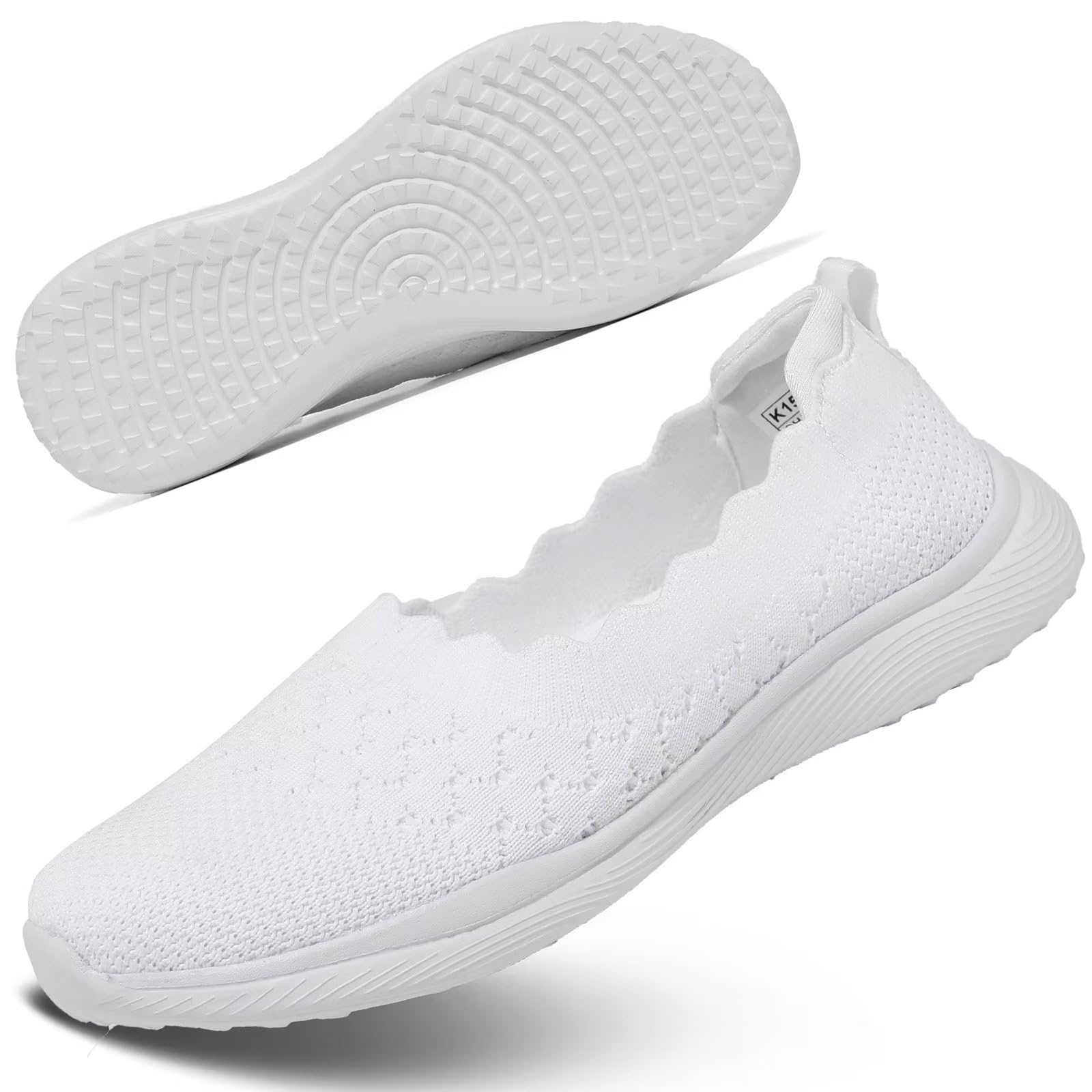Women's Slip-On Loafers - Comfortable Ballet Flats for Ladies | Soft Mesh Walking Shoes with Lightweight Sole | Perfect for Work, Nursing, Dress Outfits & Casual Wear