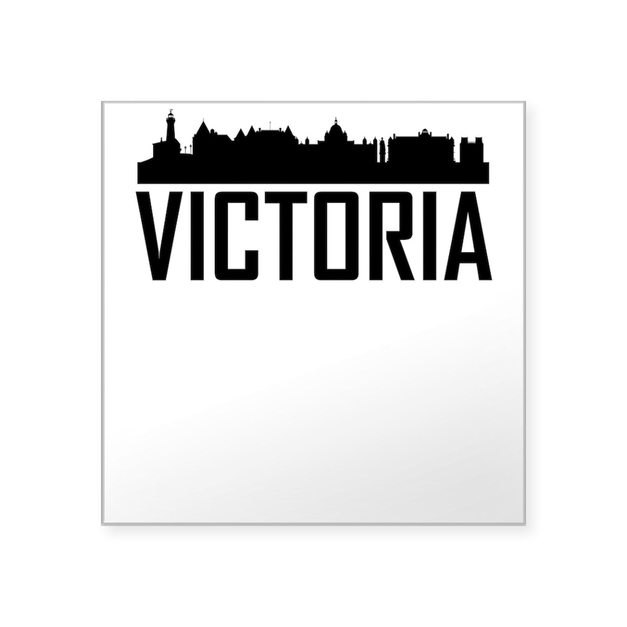 Victoria BC Skyline Sticker - Waterproof Vinyl Bumper Decal for Cars, Laptops & Windows | Perfect for Travel Enthusiasts & City Pride