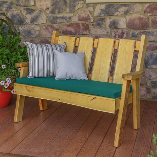 Timberland Premium Teak Wood Garden Bench - Outdoor Patio Furniture for Backyard, Deck, or Porch - Weather-Resistant & Durable Seating Solution