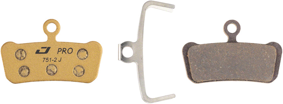 Jagwire Mountain Pro Alloy Backed Semi-Metallic Disc Brake Pads - Compatible with SRAM Guide RSC/RS/R & Avid Trail - High-Performance Braking for Mountain Biking & Trail Riding