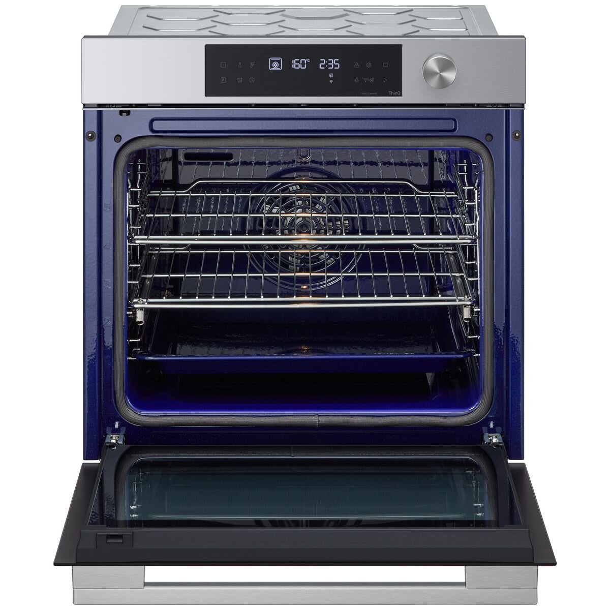 LG 60cm InstaView Series 7 Pyrolytic Self-Cleaning Oven with Stainless Steel Design - BO607G1S4 - Perfect for Modern Kitchens, Baking, Roasting & Family Cooking