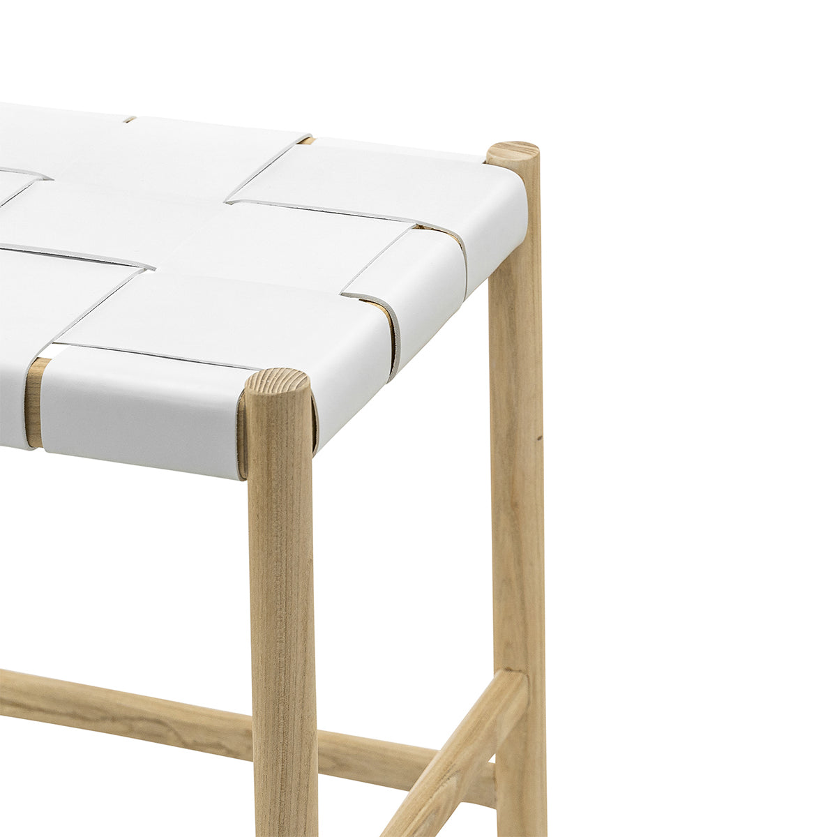 Layne Counter Stool - Modern Kitchen Bar Stools with Metal Frame & Cushioned Seat, 24