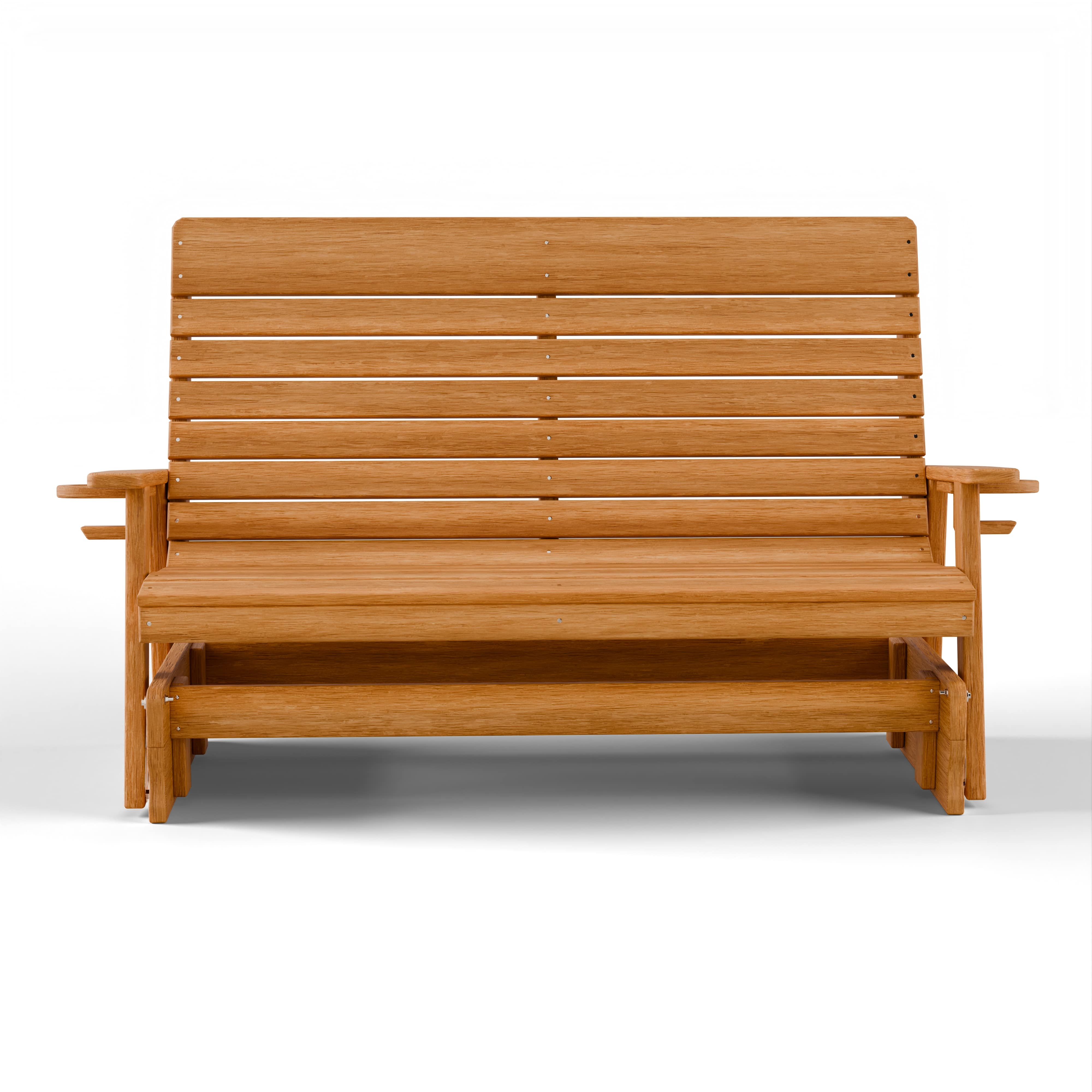 Keystone Amish Co. Salem Pressure Treated Porch Glider - Outdoor Patio Swing for Garden, Deck, Backyard Relaxation & Porch Decor