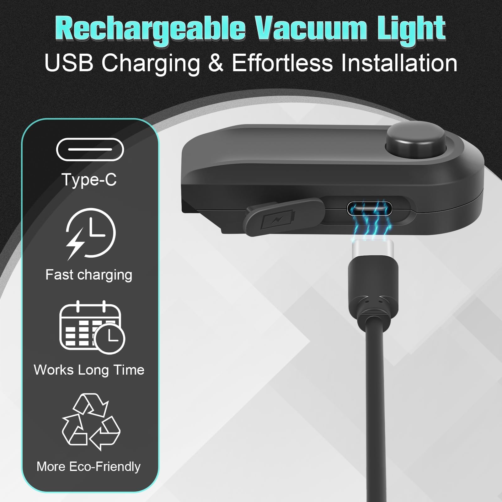 Universal LED Vacuum Dust Display Light Attachment for Dyson, Shark & Bissell - Reveals Microscopic Dust & Pet Hair - Perfect for Deep Cleaning Carpets, Upholstery & Hard Floors