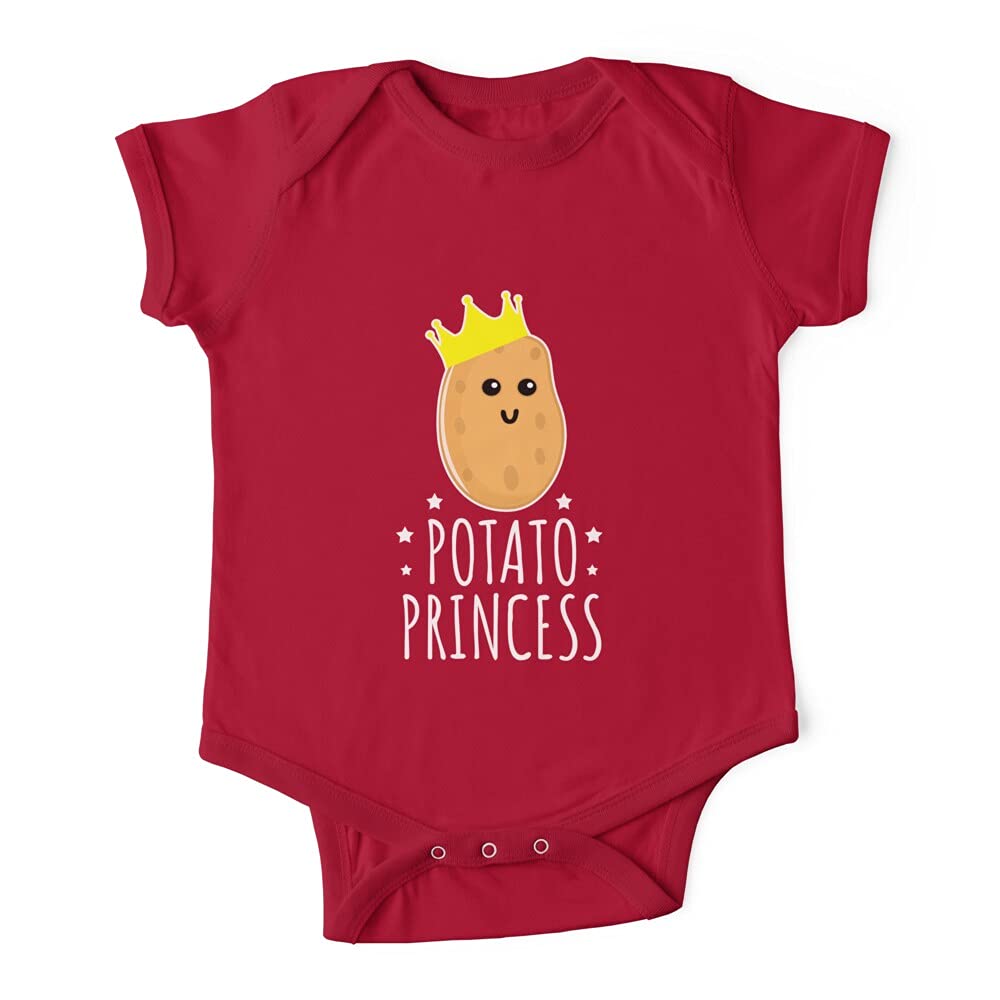 Cute Potato Baby Onesie Outfit - Adorable Potato Princess Bodysuit for Newborns & Infants - Soft One-Piece Romper for Playtime, Photos & Everyday Wear