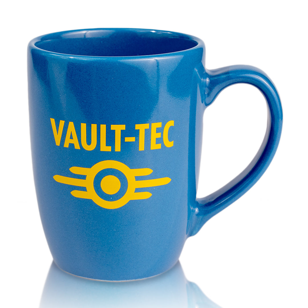 Vault Tec Ceramic Coffee Mug - 11oz Insulated Travel Cup with Handle - Perfect for Hot & Cold Drinks at Home, Office or Camping