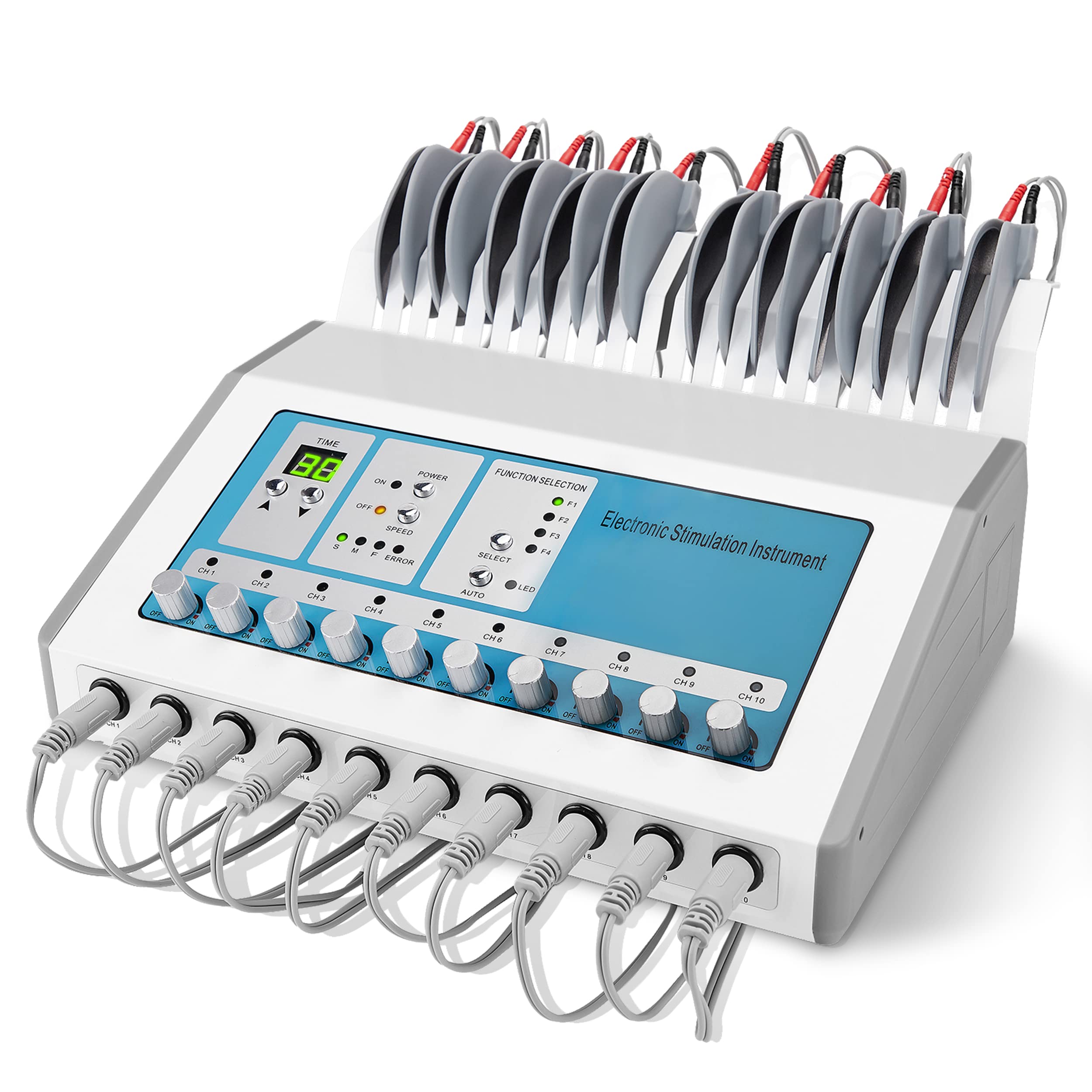 TOPQSC Body Fitness Machine with Multiple Accessories - Anti-Aging Beauty Device for Home Gym & Skin Care | Perfect for Facial Rejuvenation & Body Toning