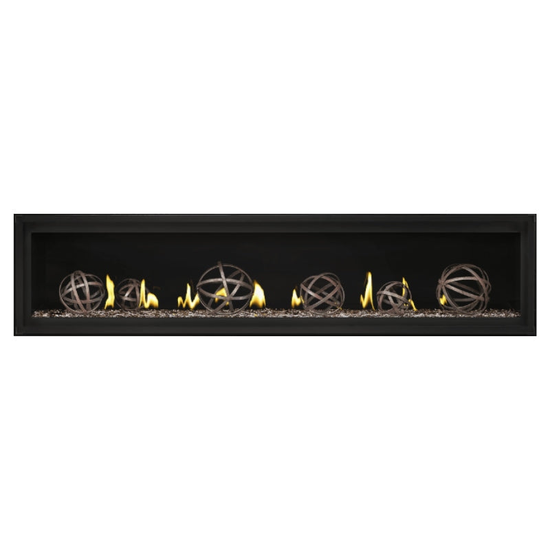 Napoleon Luxuria 74 Linear Direct Vent Gas Fireplace - LVX74NX | Modern Home Heating Solution for Living Rooms & Patios