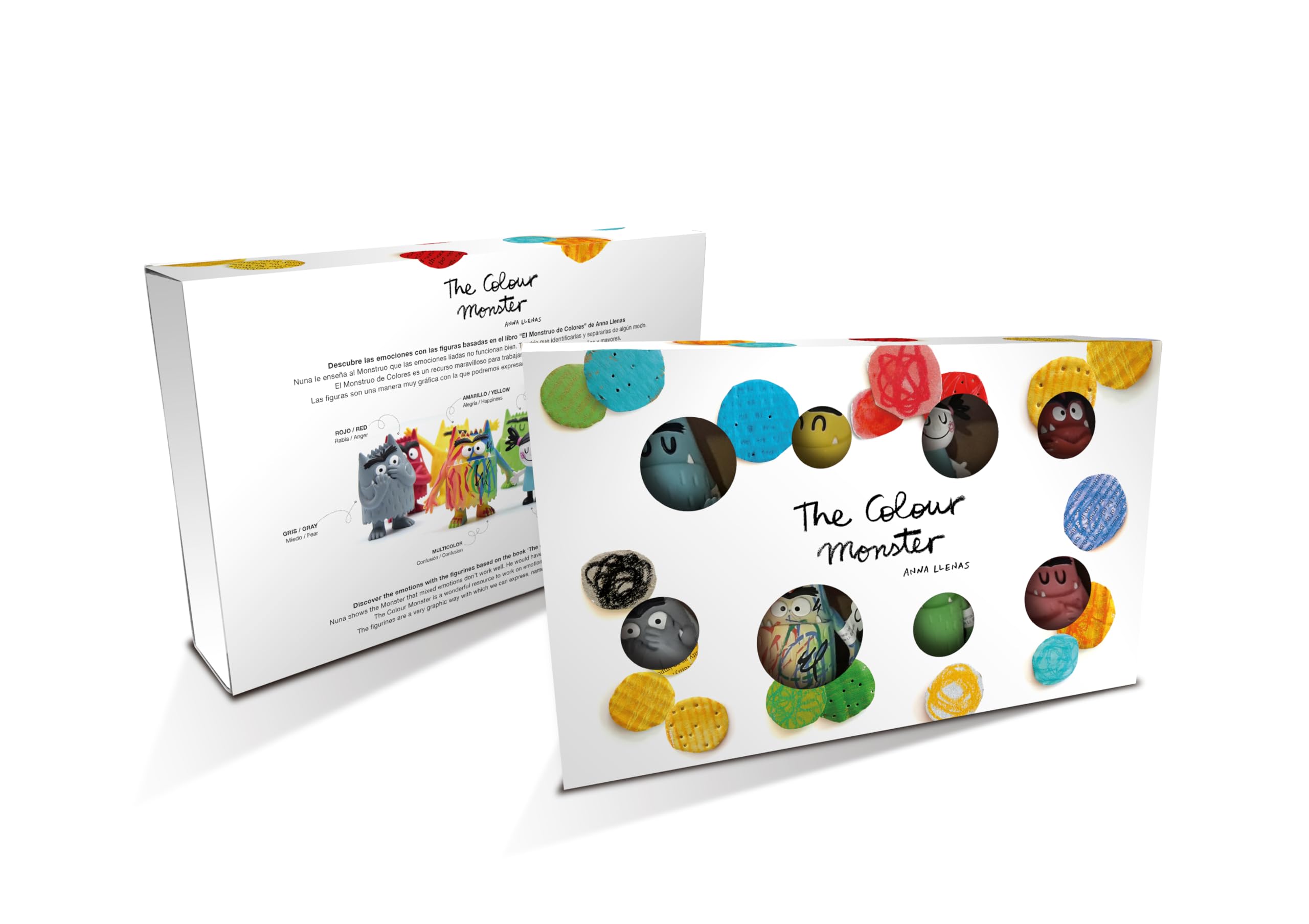 The Colour Monster Figurines Collection - Cute Emotional Learning Toys for Kids, Perfect for Play Therapy, Classroom Decor, and Gift Giving