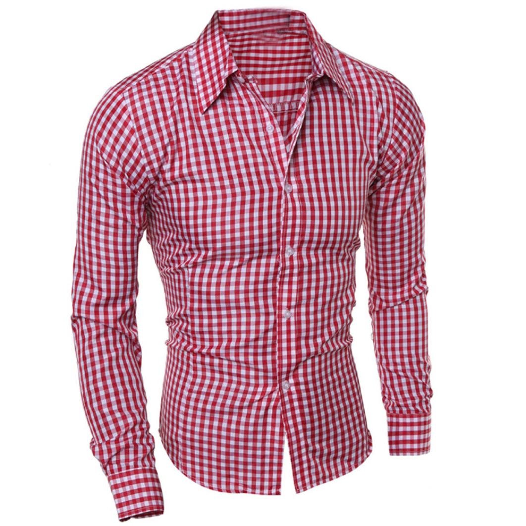 Premium Men's & Boys' Long Sleeve Dress Shirt - Slim Fit Business Casual Lattice Pattern for Office, Wedding & Formal Occasions