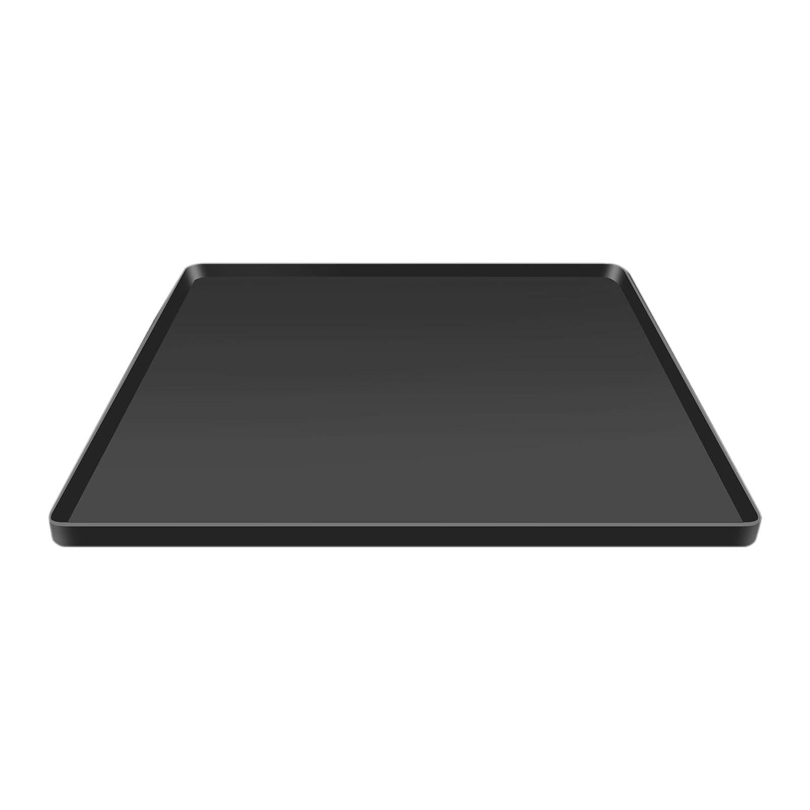 IEUDNS Drip Tray for Mini Fridge - High Raised Edge Leak Proof Freezer Mat, 65x60cm Black - Perfect for Laundry Room, Refrigerator, and Appliance Protection
