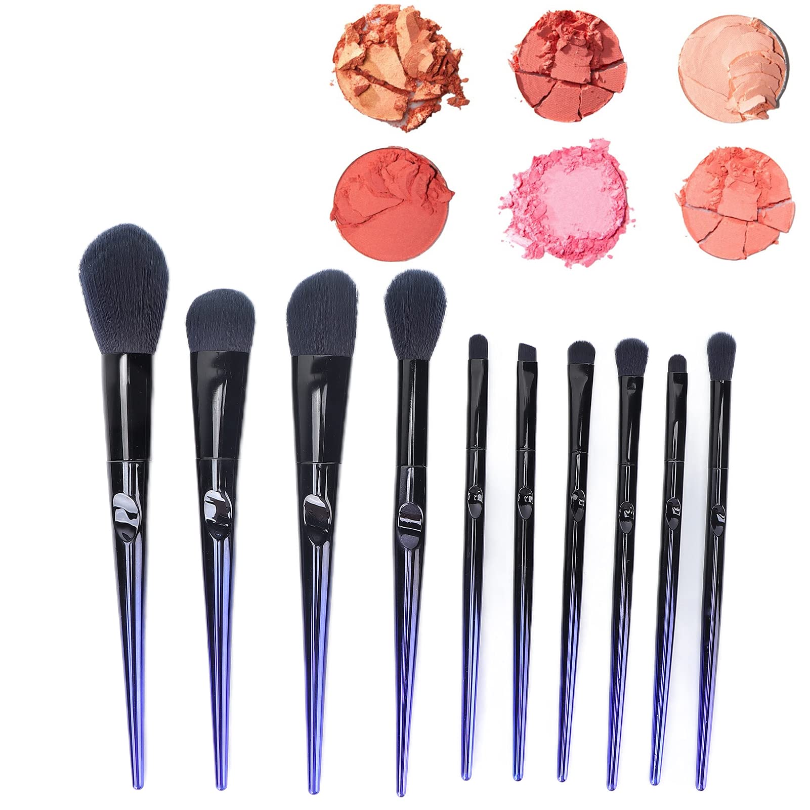 Professional Makeup Brush Set - Blush & Powder for Home & Travel
