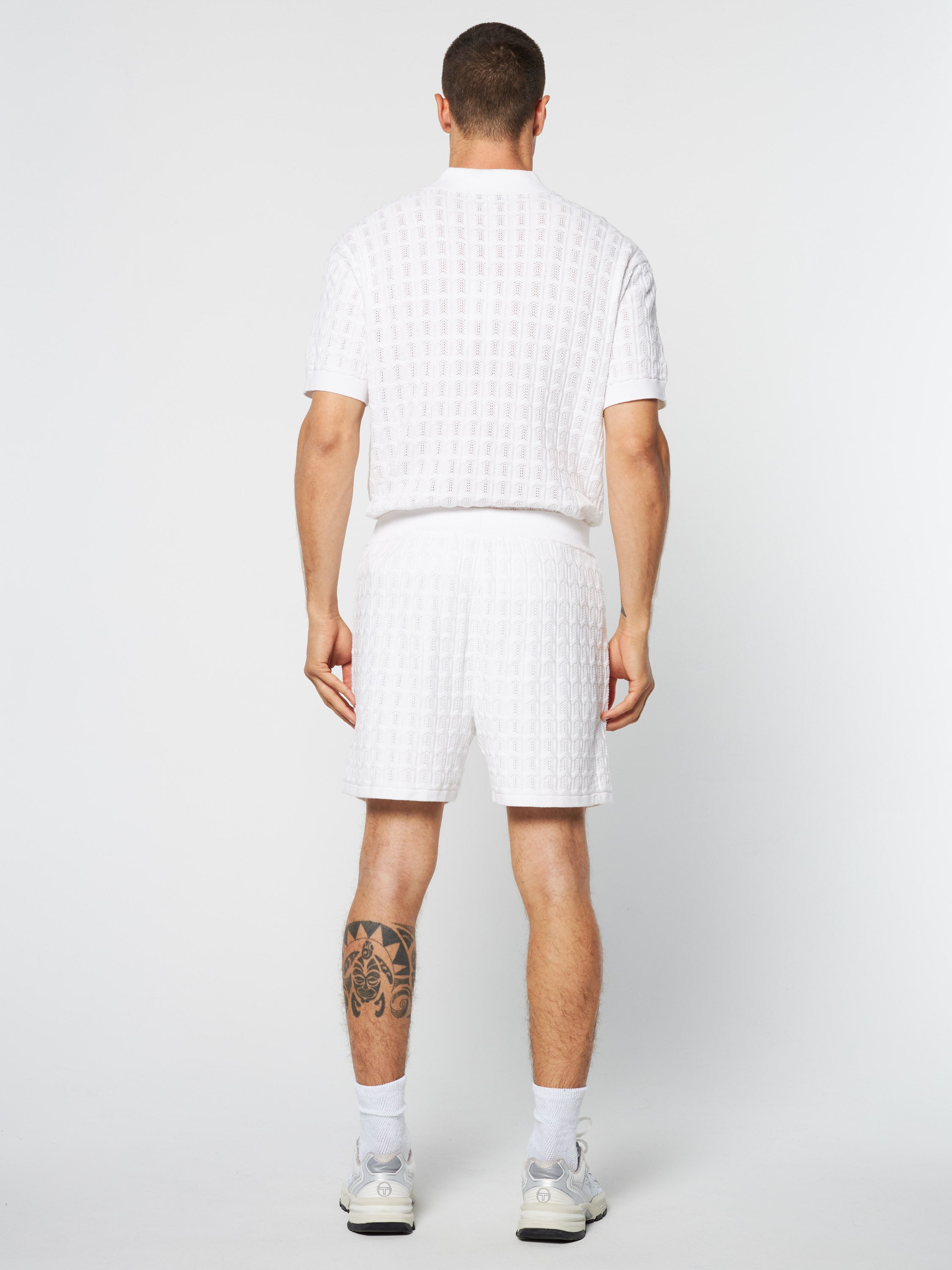 Ulivo Crochet Short Sleeve Top for Women - Brilliant White Summer Boho Beachwear & Casual Outfit