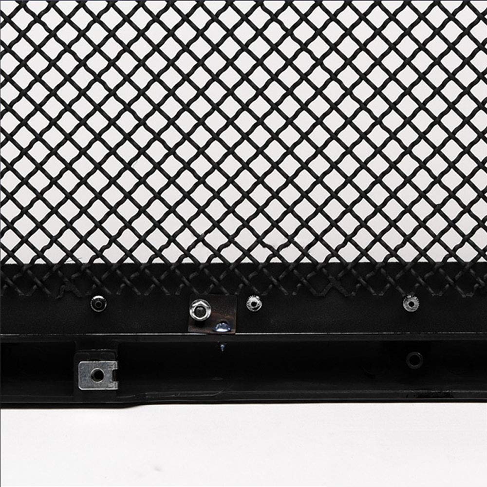 Black Steel Mesh Front Bumper Grille with Rivet Bolts for 2002-2005 Ram 1500 - Heavy Duty Protection & Custom Style Upgrade for Trucks