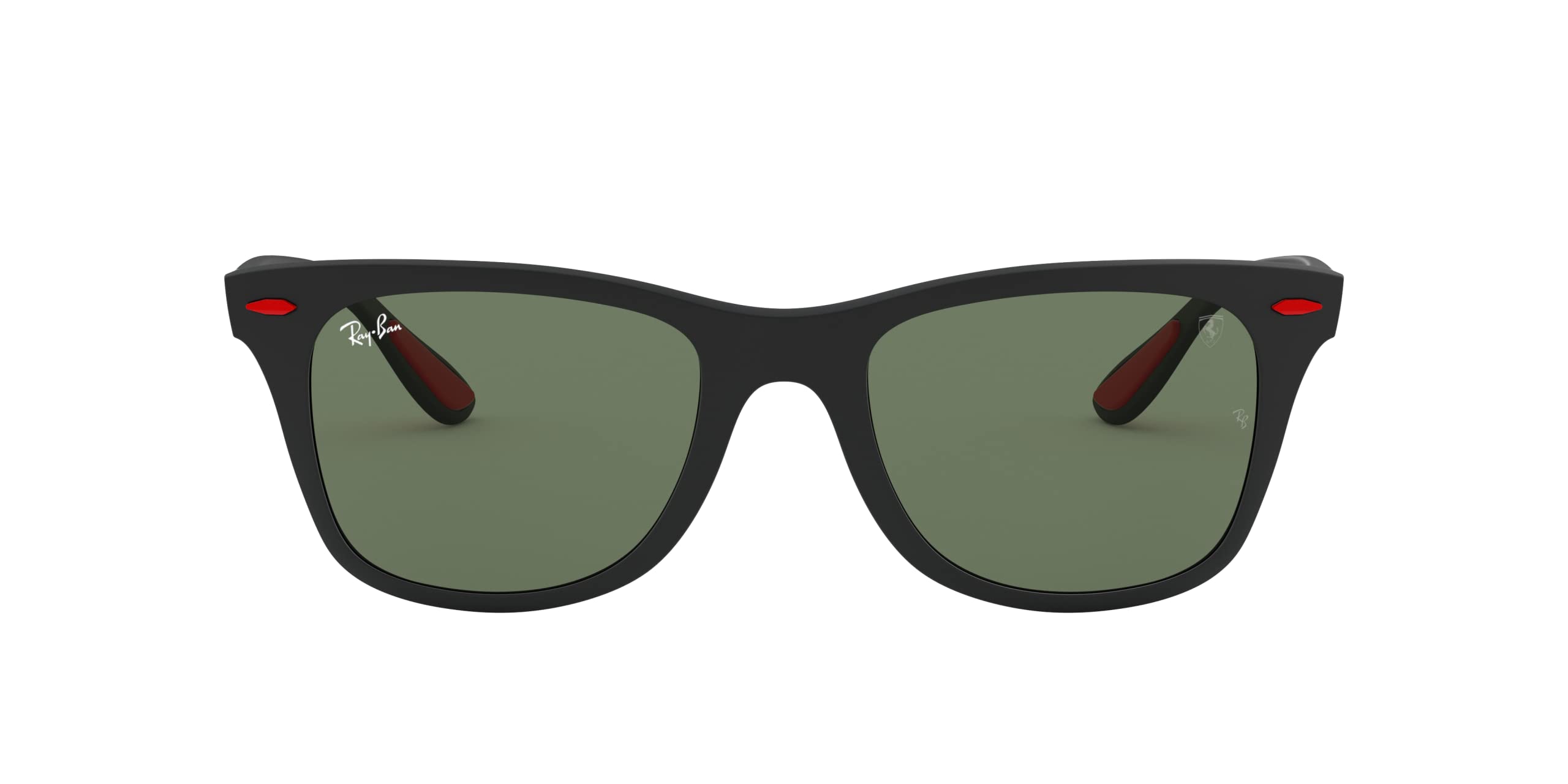 Ray-Ban RB4195M Scuderia Ferrari Collection Square Sunglasses - Polarized UV Protection for Driving, Sports & Outdoor Activities