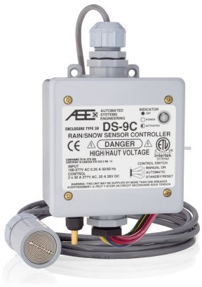 DS-9C Smart Rain and Snow Sensor Controller - Automatic Irrigation System for Lawn, Garden, and Farm - Weatherproof Outdoor Use