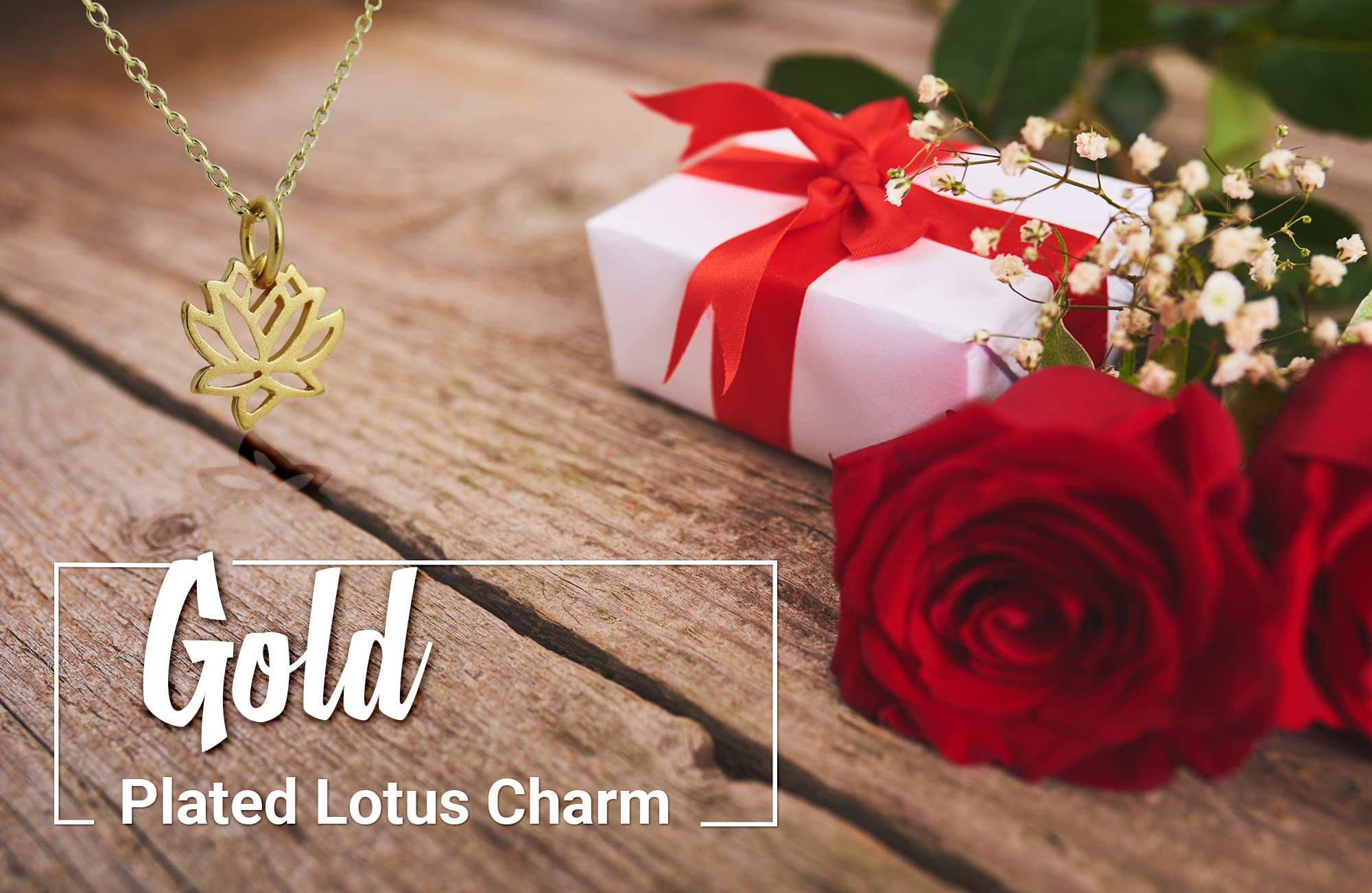 Sterling Silver Lotus Flower Necklace with Mandala Pendant - Coexist & OM Symbol Charm on 18