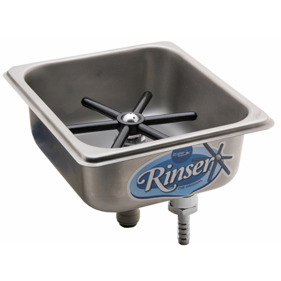 Krome Dispense Pitcher Rinser - Flush Mount Bar Sink Faucet for Commercial & Home Use | Perfect for Restaurants, Bars, and Kitchen Cleaning