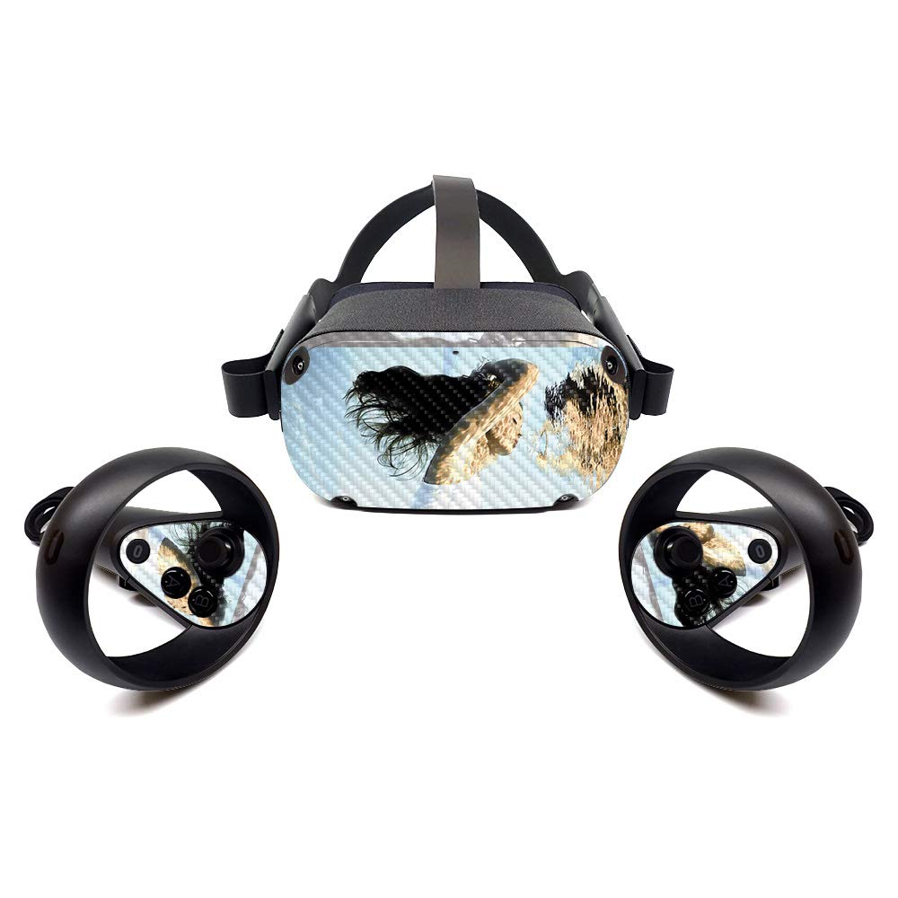 Carbon Fiber Skin for Oculus Quest - Durable Protective Cover for VR Gaming