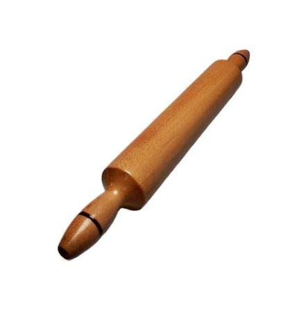 Premium Hardwood Rolling Pin for Baking Pizza, Pasta & Dough - 18.7 Inch Sturdy Kitchen Tool for Perfect Crusts & Homemade Pasta - Ideal for Pizza Making, Pastry Baking & Italian Cooking