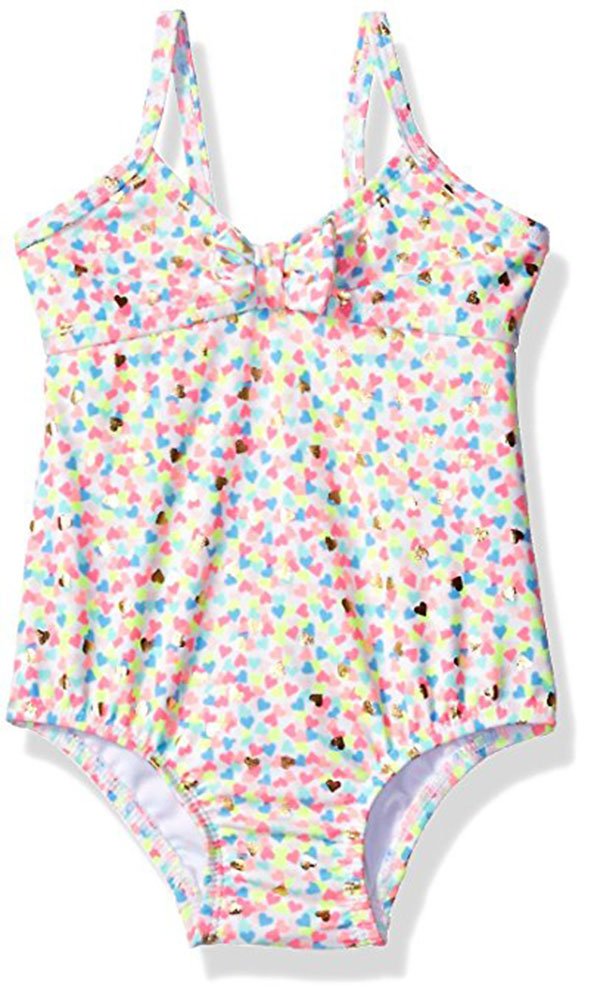 Osh Kosh Baby Girls' One Piece Swimsuit - UV Protection Swimwear for Toddlers - Perfect for Beach, Pool & Summer Water Play