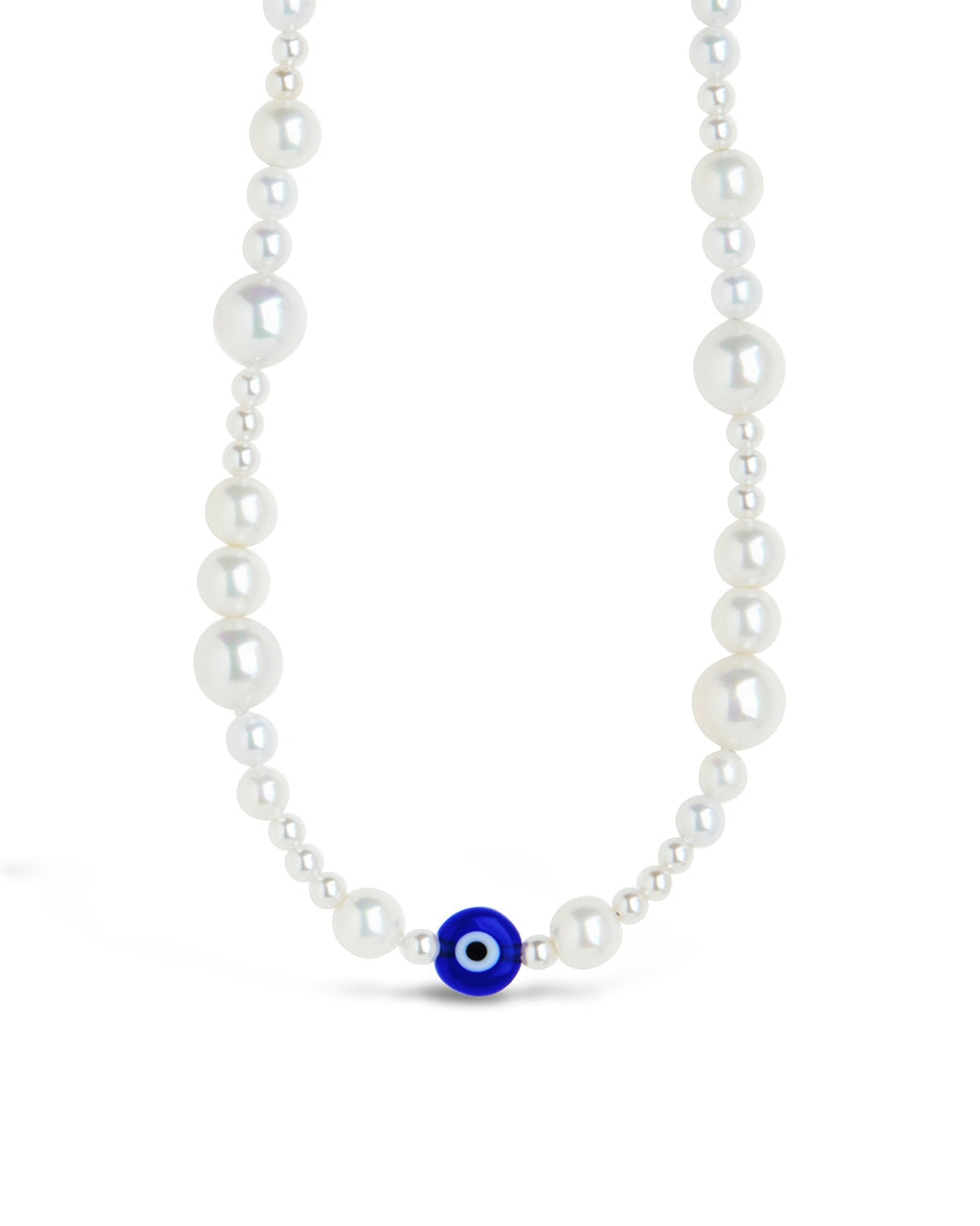 Evil Eye Pearl Choker Necklace for Women - Elegant Boho Jewelry for Protection & Good Luck - Perfect for Parties, Weddings & Everyday Wear