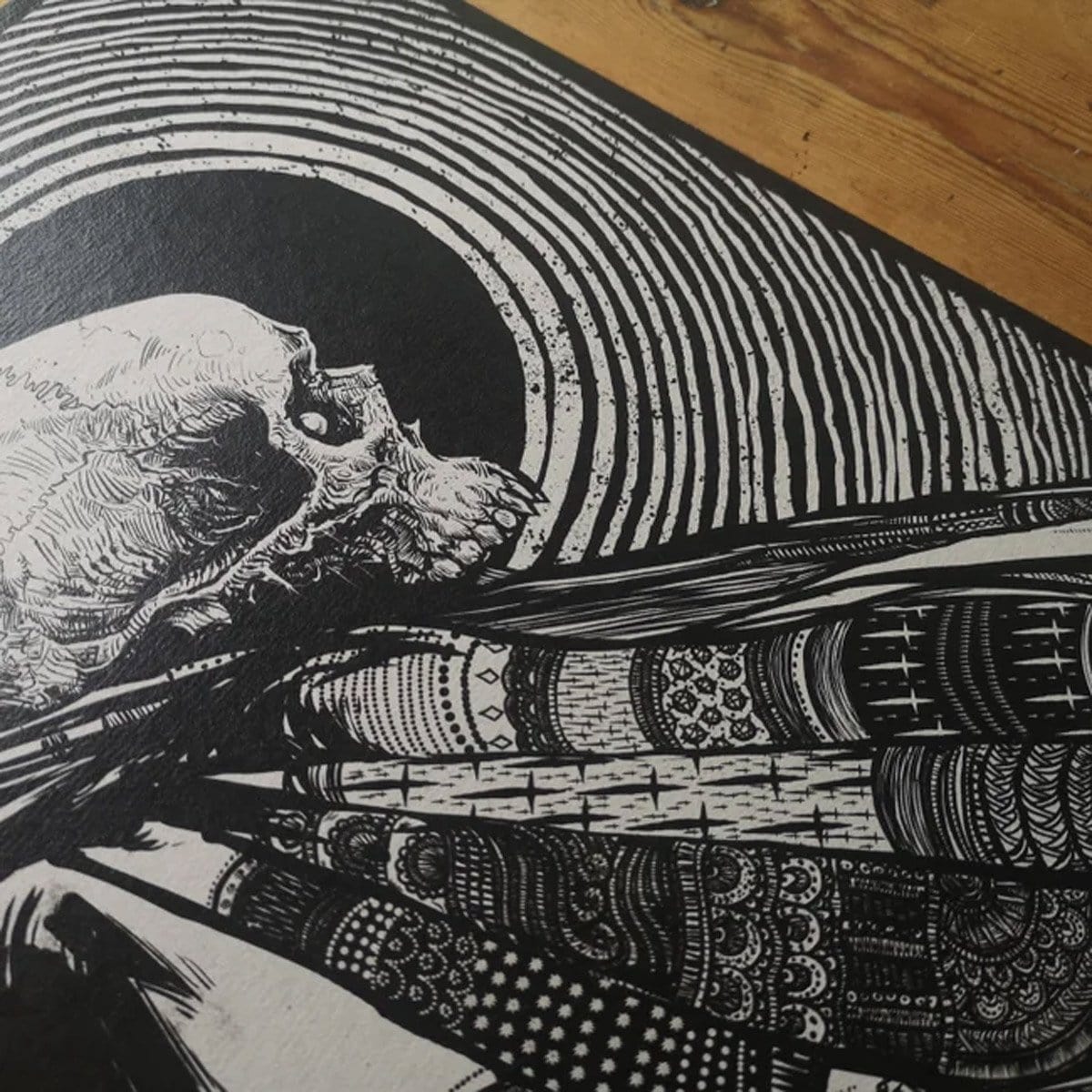 Godmachine 'Monk' Signed Lithograph Print - Limited Edition Artwork for Home Decor, Office & Gift Giving