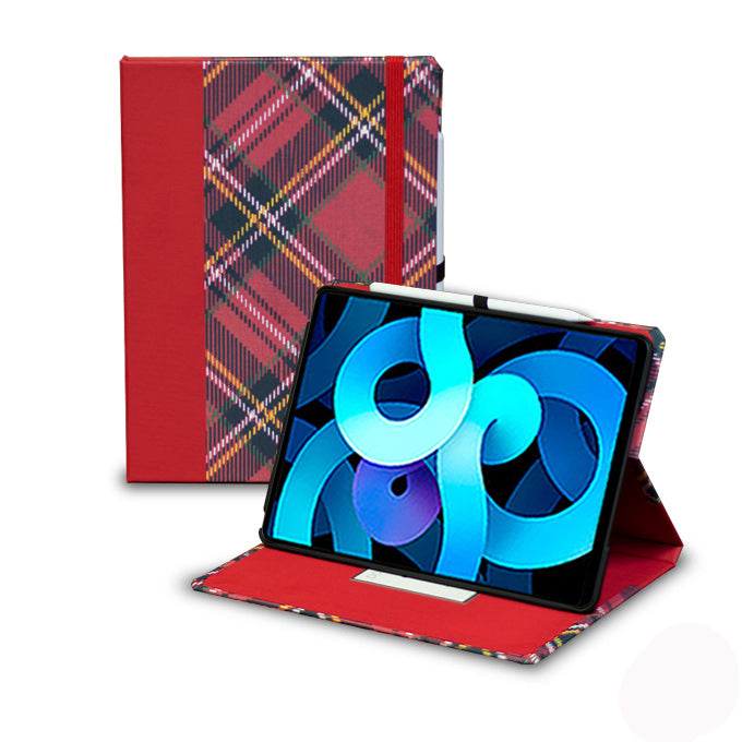 Stylish Two-Tone Plaid iPad Case Collection - Protective & Trendy Cover for iPad Pro/Air/Mini - Perfect for Work, School & Travel Accessories
