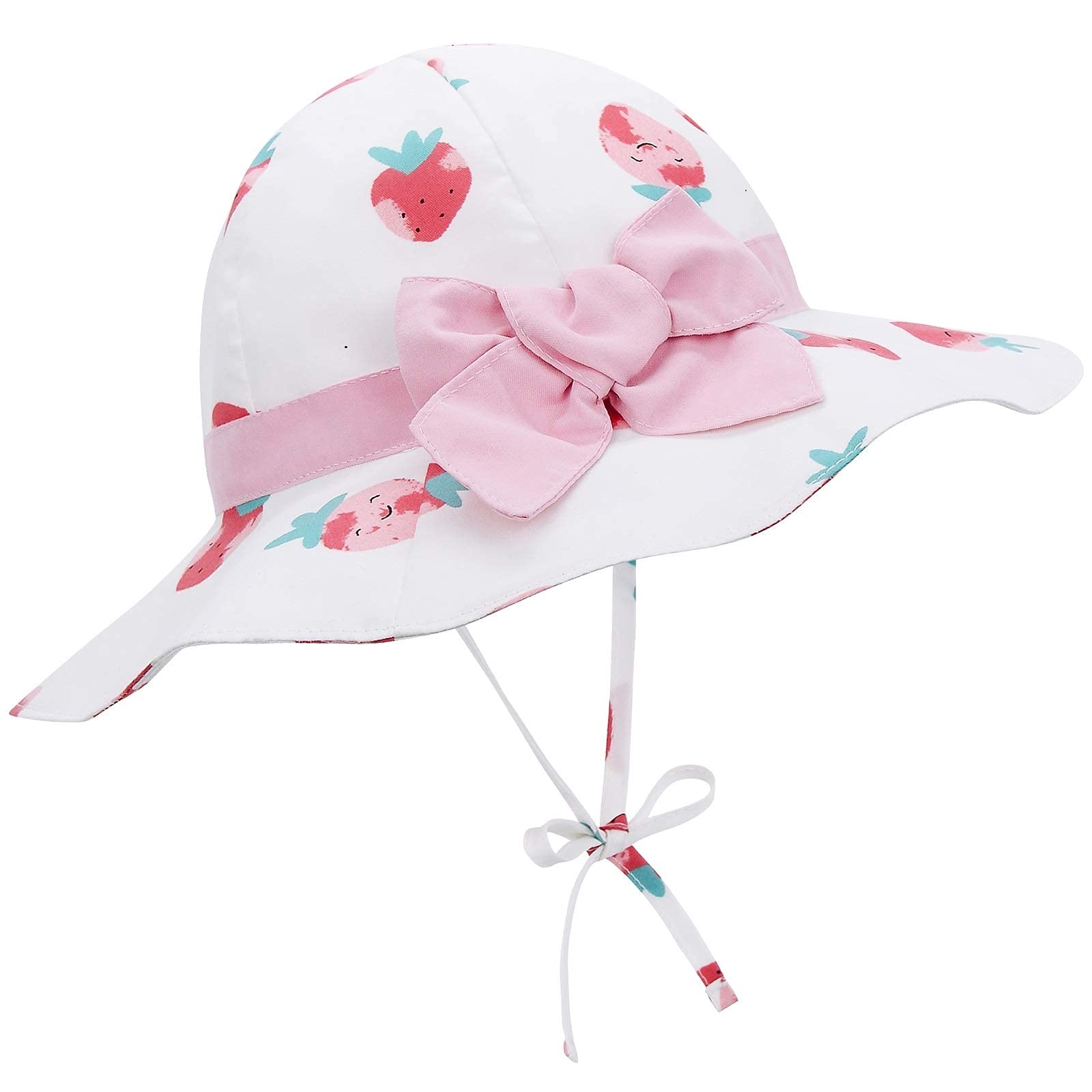 UPF 50+ Baby Sun Hat for Toddlers & Kids - Wide Brim Bucket Cap for Girls & Boys - Summer Beach Hat for Sun Protection - Perfect for Outdoor Activities, Park, Pool & Vacation
