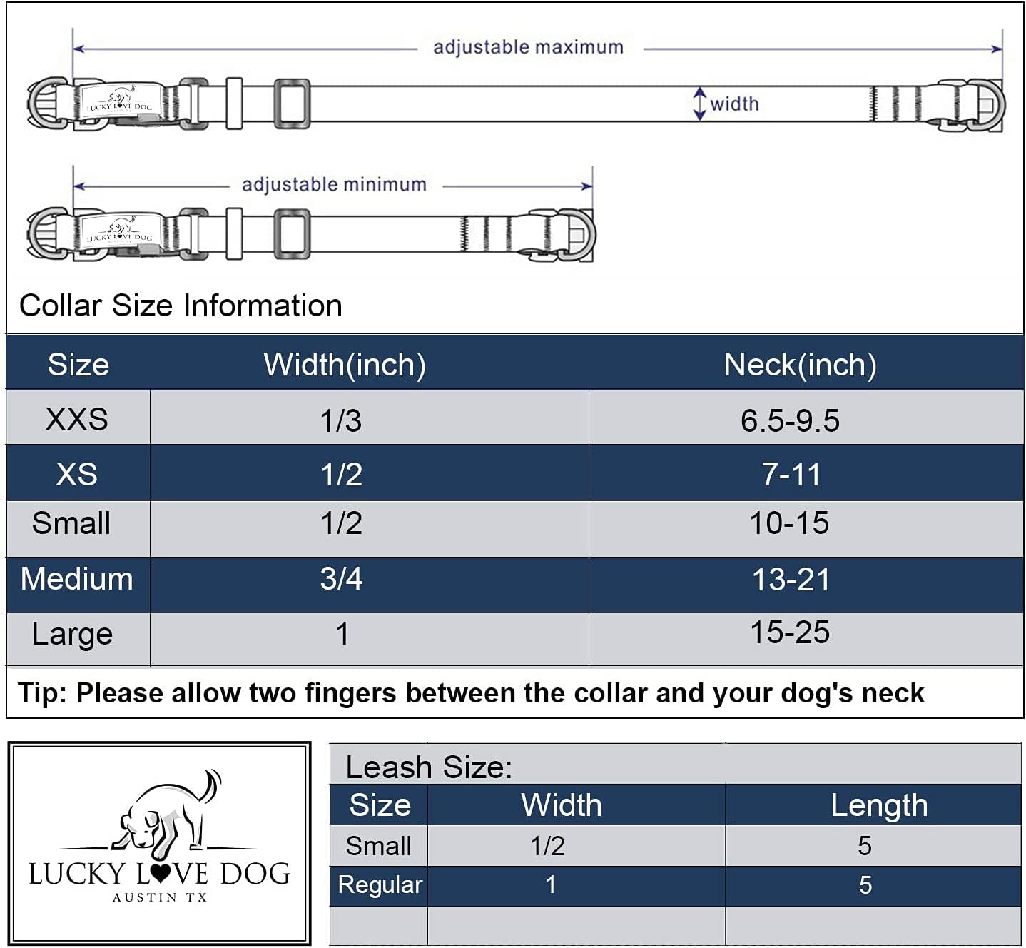 **Lucky Love Dog Matching Collar and Leash Set – Soft, Adjustable Geometric Pattern Pet Accessories for Small, Medium & Large Dogs – Perfect for Walks, Training & Gifts (X-Small, Murphy Combo)**