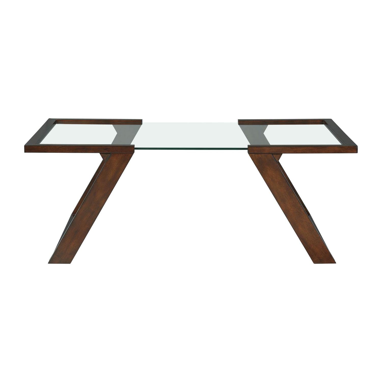 Picket House Furnishings Kai Rectangular Coffee Table - Dark Espresso Finish - Modern Living Room Furniture for Home Decor & Entertaining
