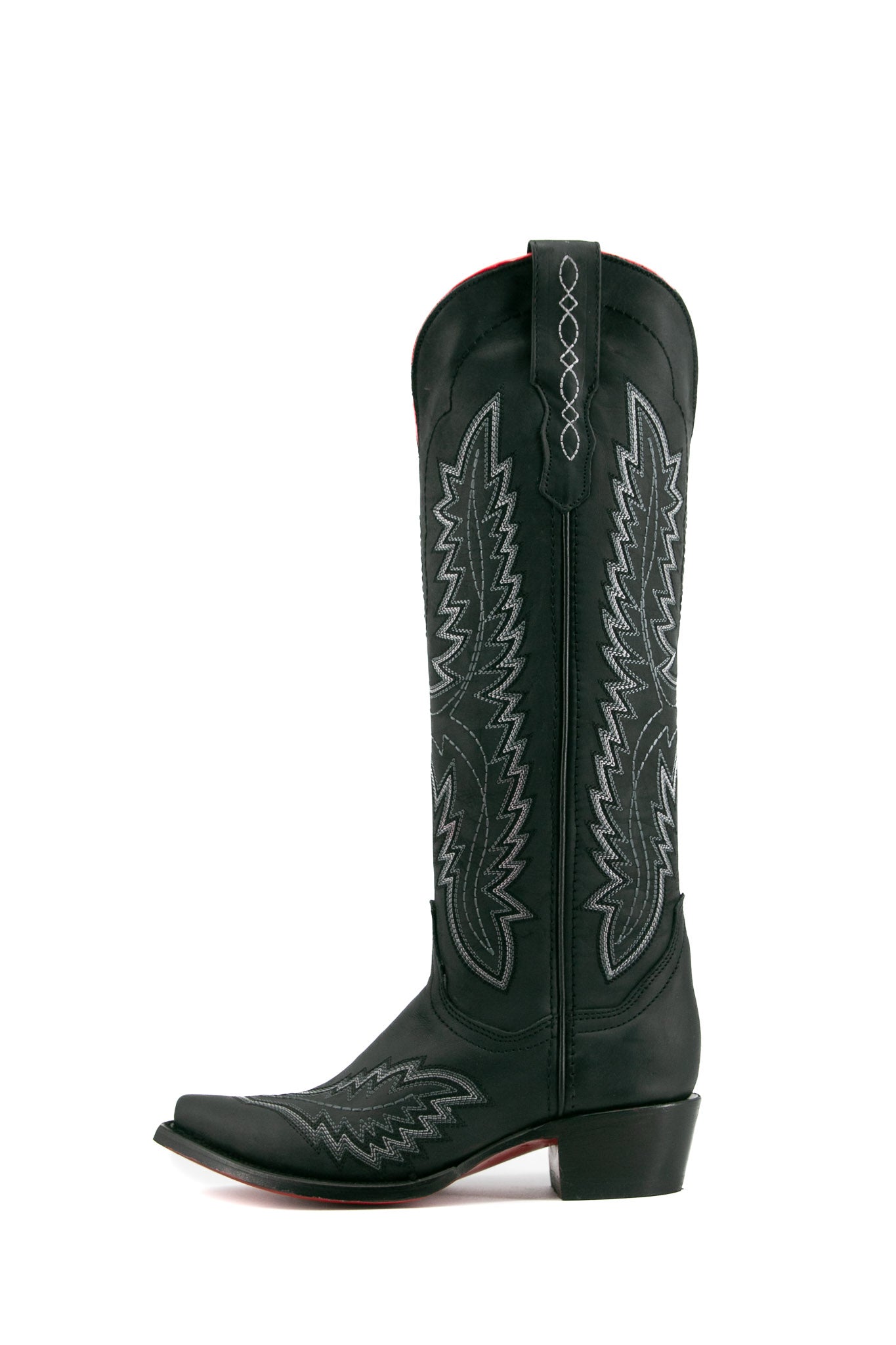 Romina Red Bottom Tall Snip Toe Cowgirl Boots for Women - Western Fashion Riding Boots with Pointed Toe | Perfect for Country Concerts, Rodeos & Cowgirl Outfits