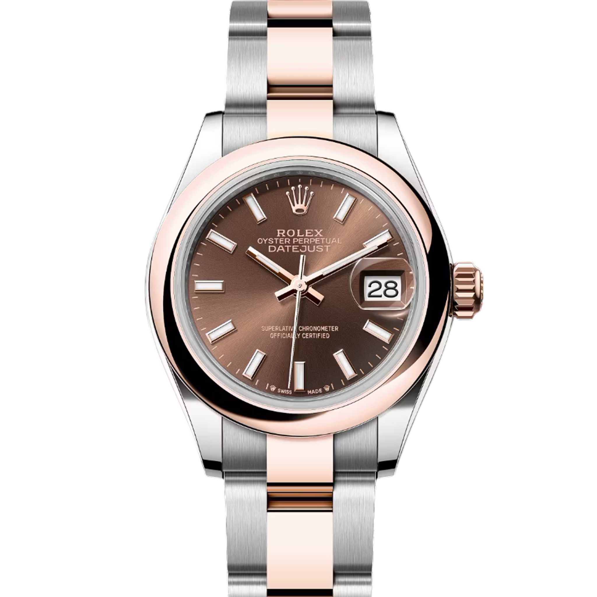 Rolex Datejust 279161 Chocolate Oyster Watch - Luxury Automatic Timepiece for Men & Women | Perfect for Business, Formal Events & Everyday Wear