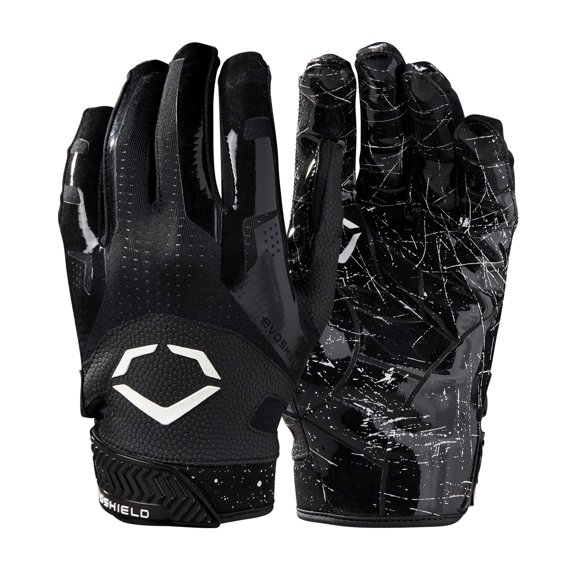 Wilson EvoShield Burst Football Receiver Gloves - Best Grip for Wide Receivers & Skill Players - Perfect for Training, Games & Competitive Play