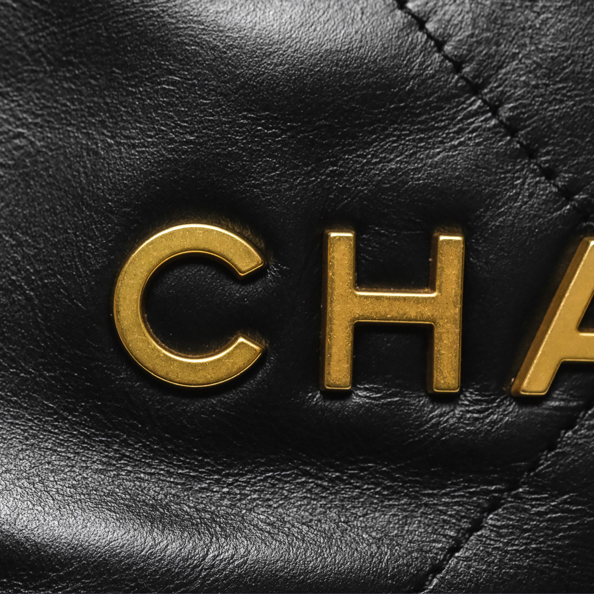 Chanel 22 Mini Bag Black Crumpled Calfskin with Aged Gold Hardware - Luxury Crossbody Purse for Women, Perfect for Date Night & Evening Events