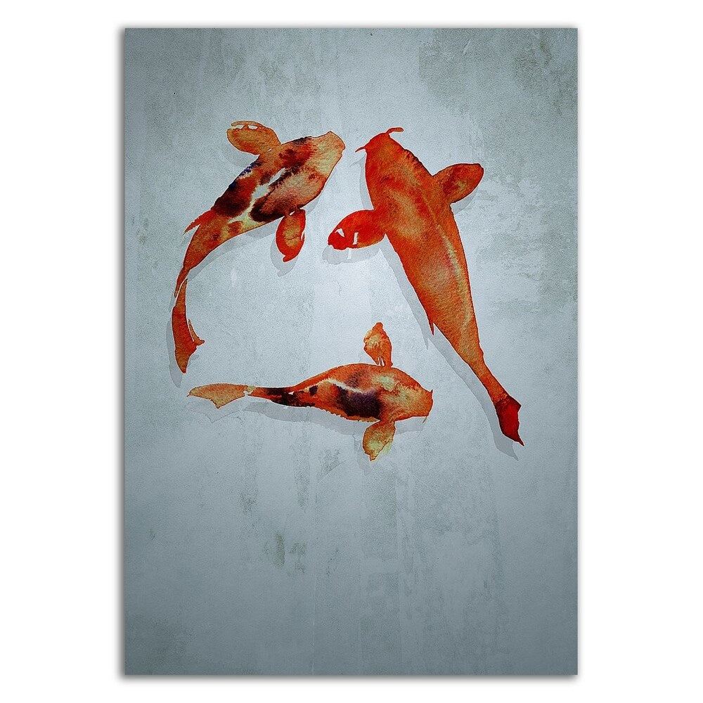 3 Friends by Incado - Premium Canvas Wall Art Print, Framed & Ready to Hang - Perfect for Living Room, Bedroom, or Office Decor