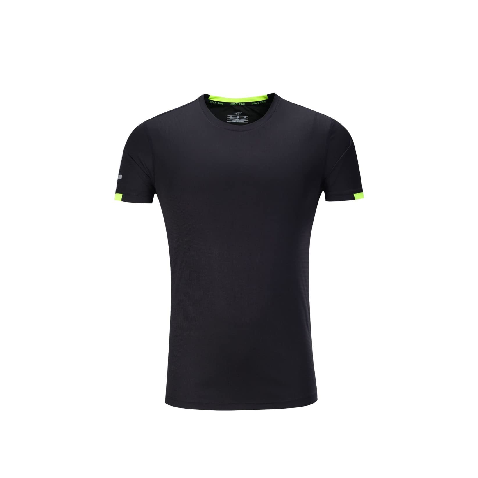 Men's Dry Fit Athletic T-Shirt - Moisture Wicking Crew Neck Short Sleeve Workout Shirt for Running, Gym & Outdoor Sports | Lightweight Breathable Mesh Training Tee