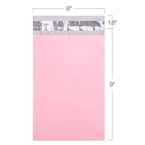 6x9 Poly Mailer Envelope Shipping Bags - Waterproof & Tear-Resistant Mailing Pouches for Ecommerce | Sakura Pink | Perfect for Clothing, Jewelry & Small Business Shipments