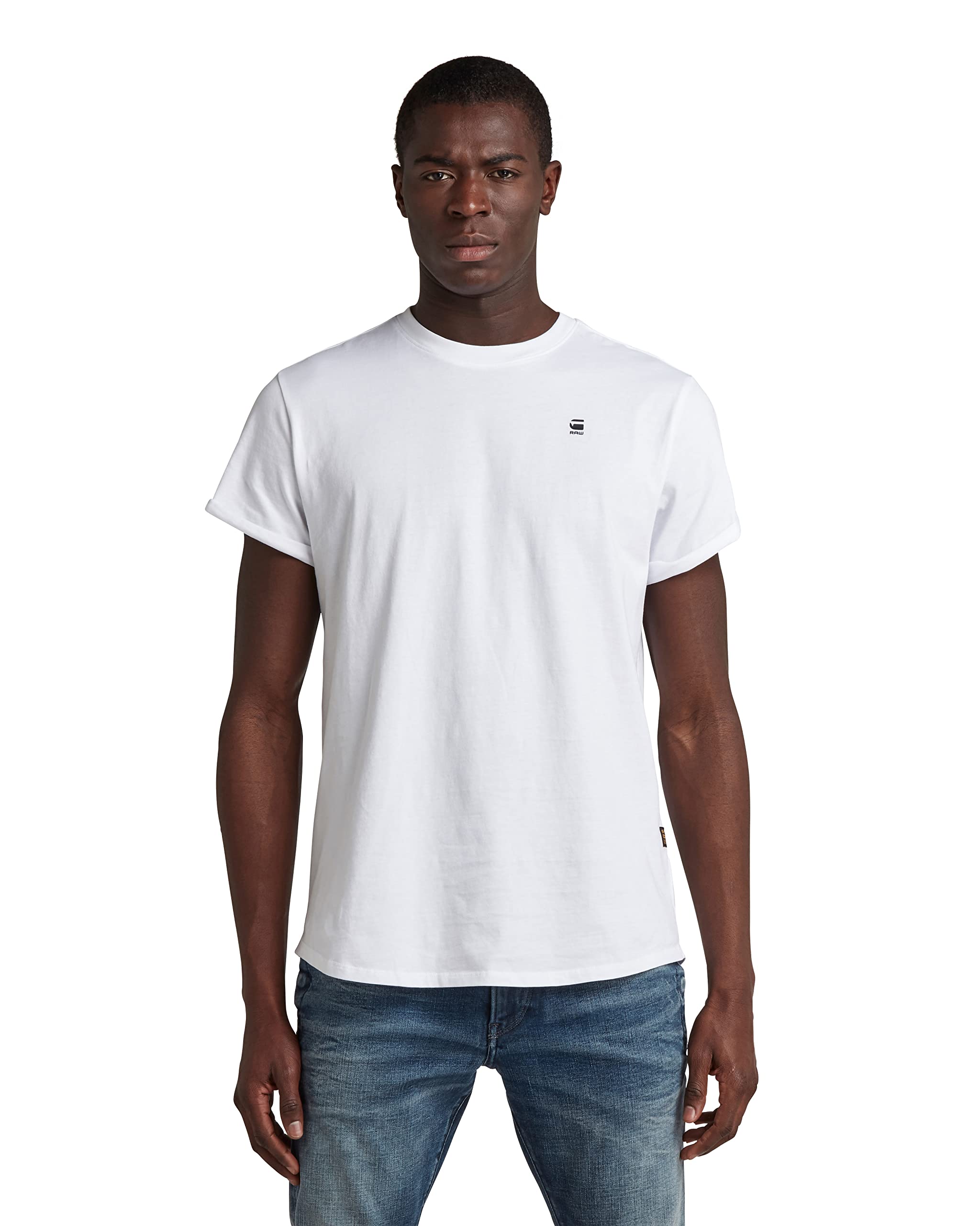 G-STAR Lash Jersey Men's T-Shirt - Soft Cotton Comfort Fit Casual Tee for Everyday Wear, Gym & Street Style