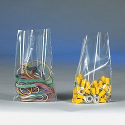 16in x 24in - 1 Mil Clear Flat Poly Bags for Packaging, Storage & Shipping - Resealable Plastic Bags for Retail, Food, Crafts & Organizing