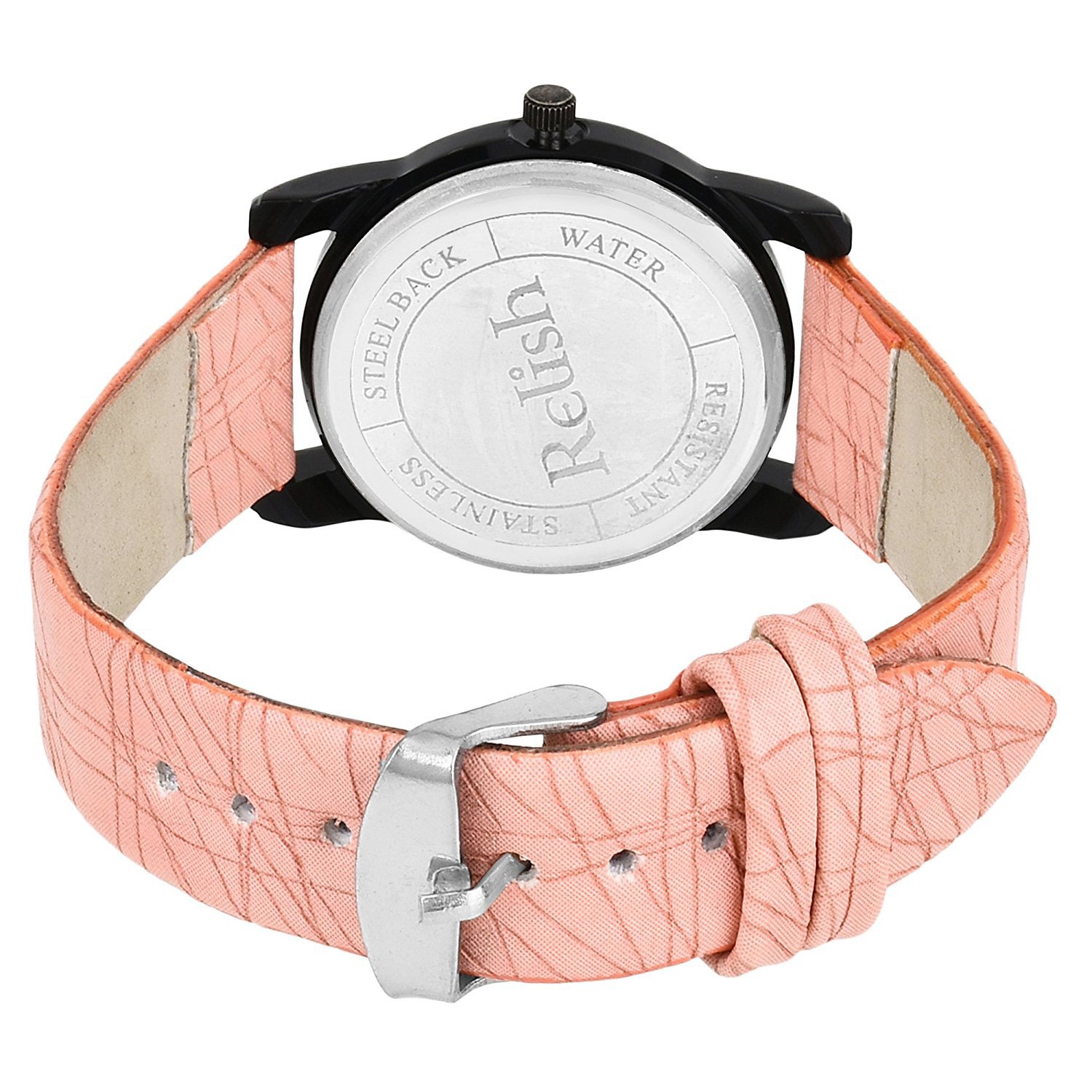 Elegant Analog Eiffel Tower Black Dial Watch for Women & Girls - RE-L066PT | Perfect for Casual Wear, Office & Special Occasions