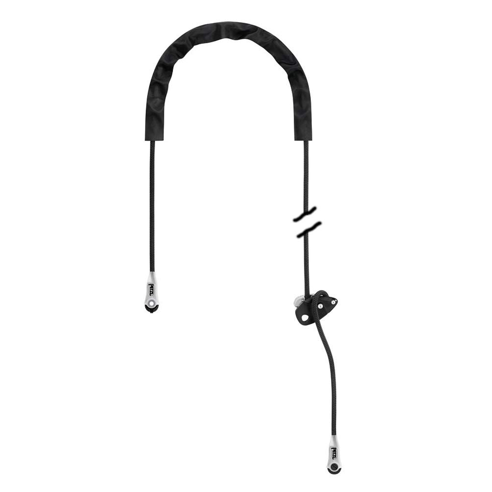 Petzl Pro Grillon U Lanyard - Adjustable Safety Lanyard for Climbing, Work Positioning & Fall Protection | Rock Climbing, Construction, Tree Work & Industrial Use