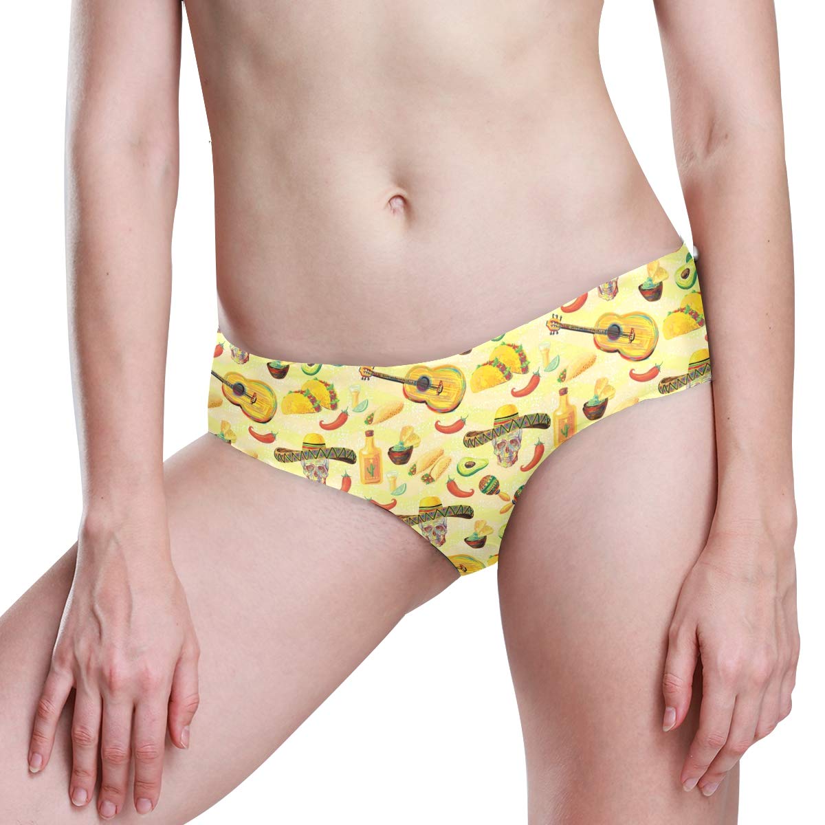 Funny Women's Briefs - Soft Seamless Invisible Panties for Everyday Comfort & Loungewear