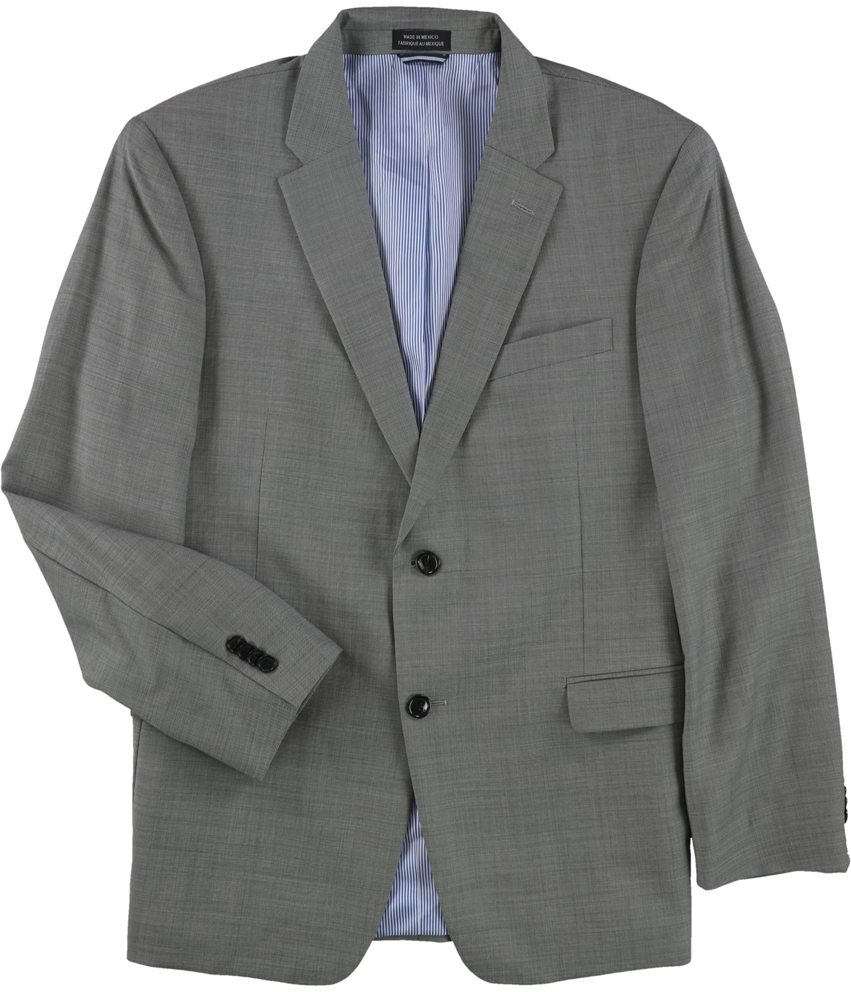 Tommy Hilfiger Men's Slim Fit Wool Coat with 2 Buttons & Side Vents | Winter Business & Casual Outerwear for Office & Daily Wear