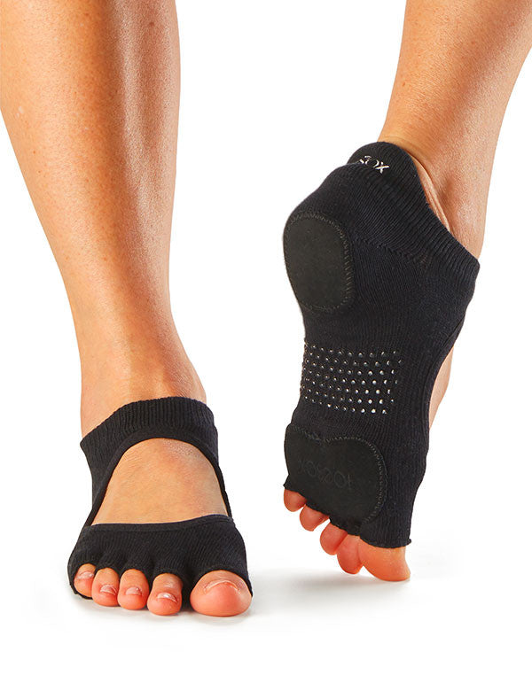 ToeSox Prima Bellarina Dance Socks - Non-Slip Ballet Socks for Ballet, Yoga & Pilates - Comfortable Grip Socks for Dancers & Fitness Enthusiasts