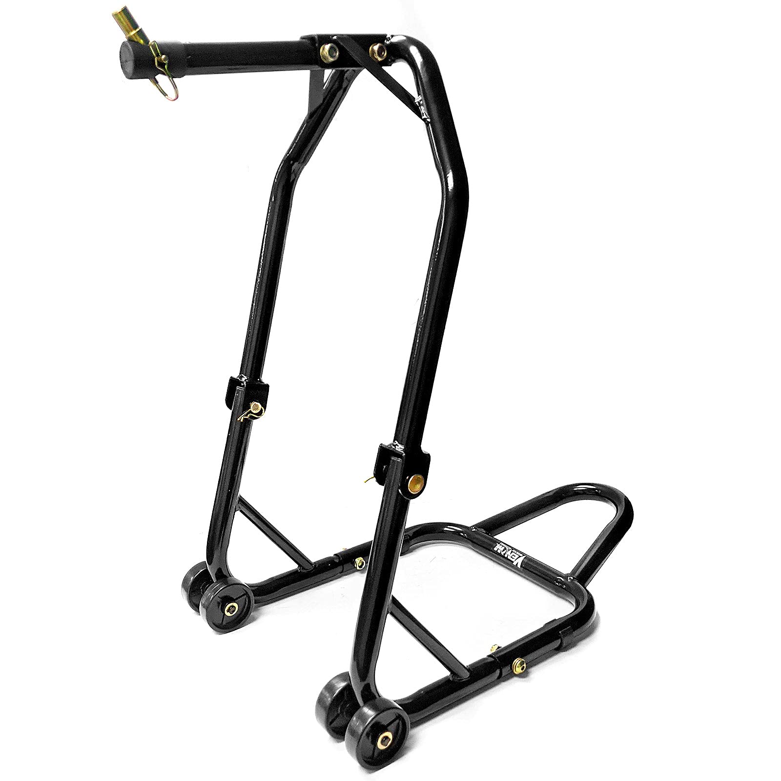 Venom Motorcycle Triple Tree Headlift Wheel Lift Stand - Compatible with Kawasaki ZZR600 (All Years) | Heavy-Duty Bike Maintenance Tool for Easy Wheel Removal & Suspension Work