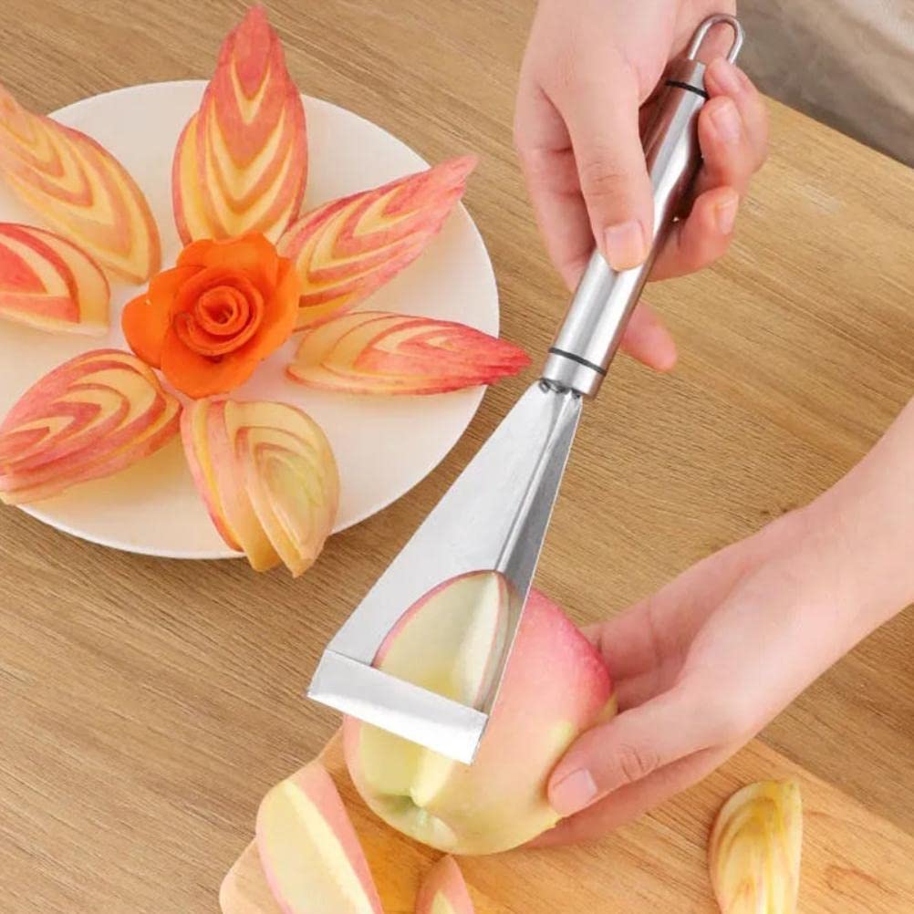 Premium Stainless Steel Fruit & Vegetable Carving Cutter Set - 9.4