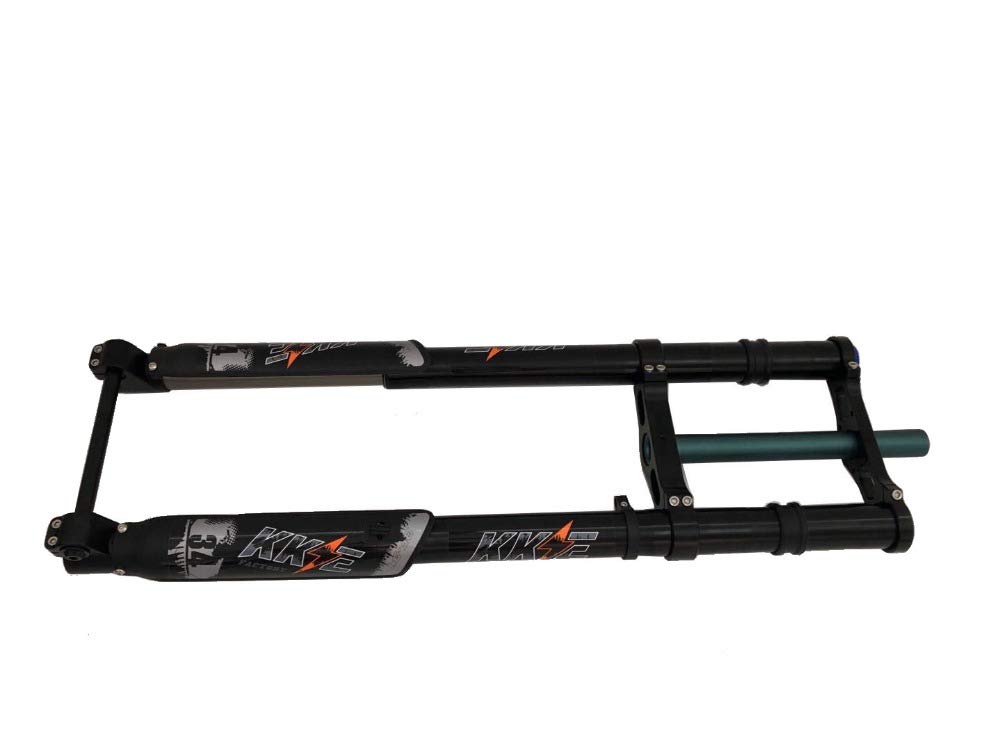 NBPOWER 26x4.0 Fat Bike Fork - Oil Spring Suspension Fork for Snow & Beach Riding, Alloy Mountain Bike Fork Compatible with 4.0